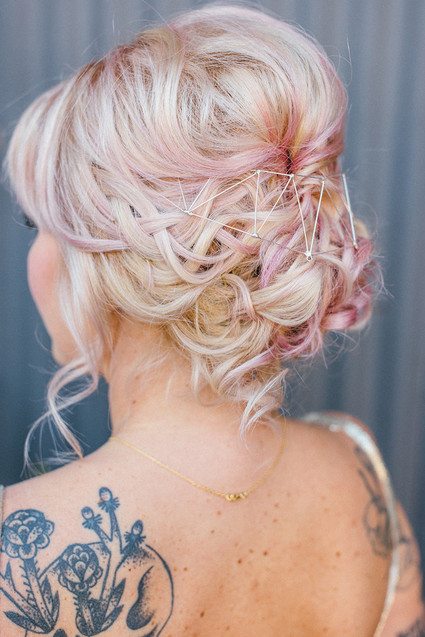 Modern wedding hairstyle