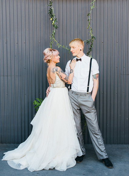 Modern black and white wedding inspiration Inspiration