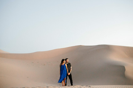 Desert engagement shoot at Algodones Sand Dunes