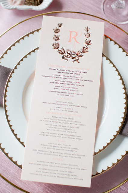 Parisian brunch wedding inspiration