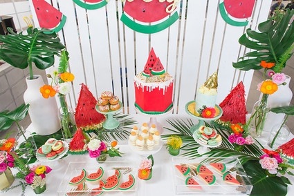 Watermelon 1st birthday party ideas