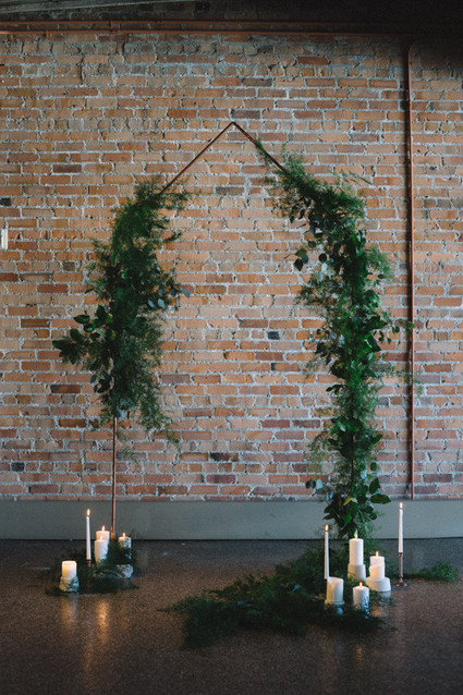 Green and copper wedding inspiration