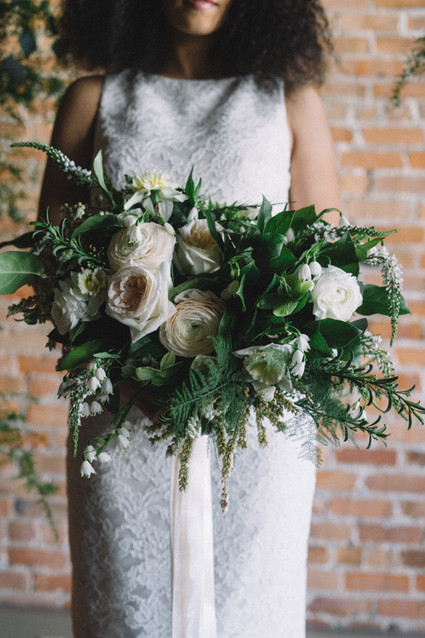 Green and copper wedding inspiration