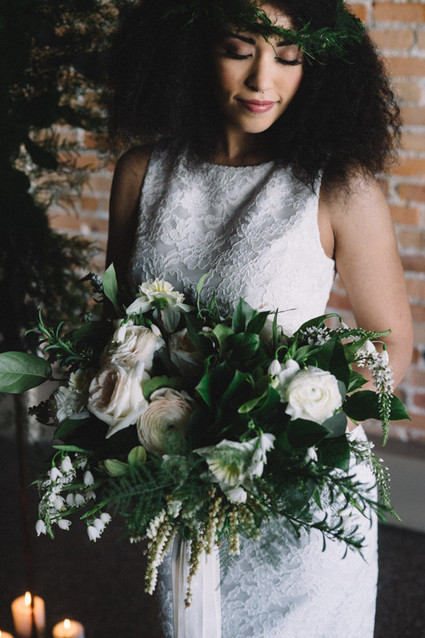 Green and copper wedding inspiration