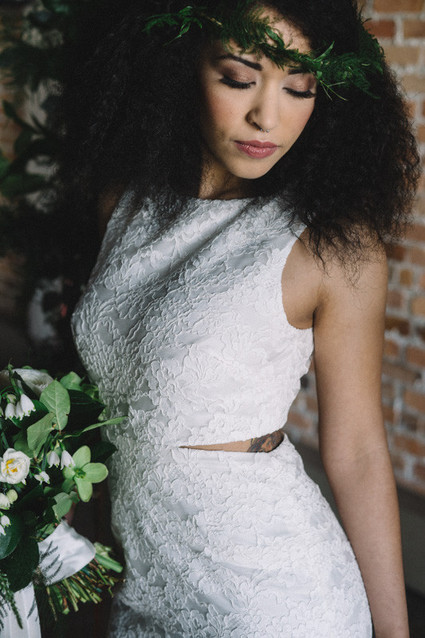 Green and copper wedding inspiration