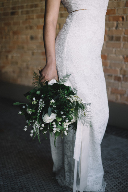 Green and copper wedding inspiration