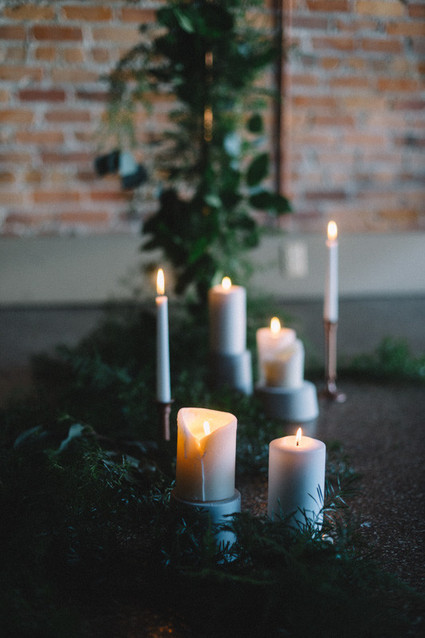 Green and copper wedding inspiration