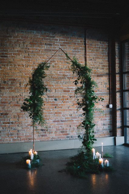 Green and copper wedding inspiration