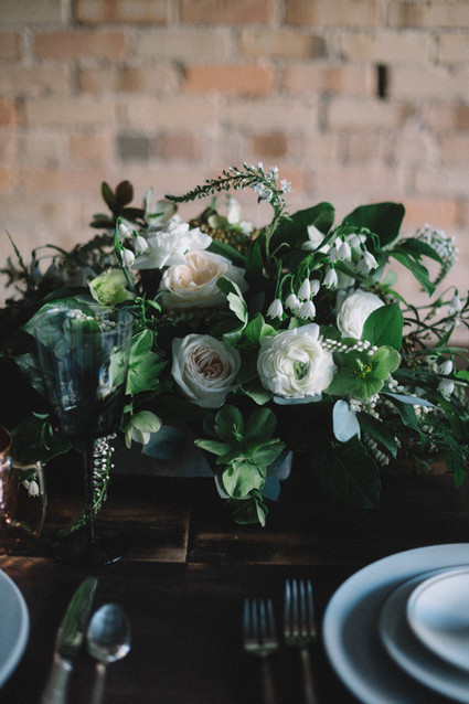 Green and copper wedding inspiration