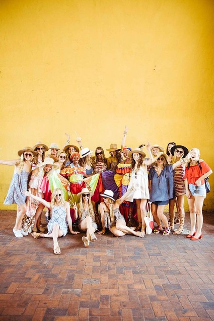 Show Me Your Mumu bachelorette party in Colombia Inspiration
