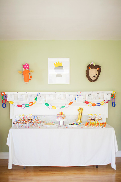 Colorful first birthday ideas