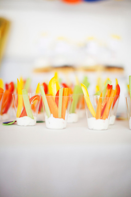 Colorful first birthday ideas