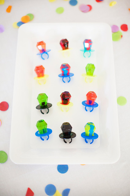 Colorful first birthday ideas