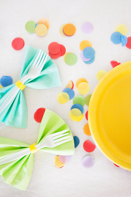 Colorful first birthday ideas