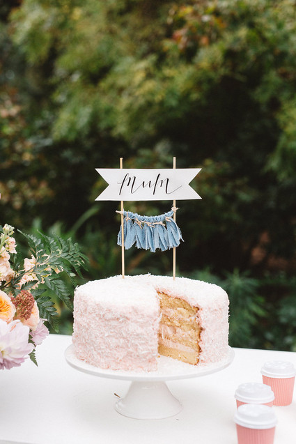 Blush and blue Mother's Day brunch Wedding Inspiration