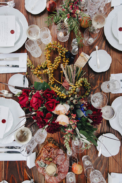 Rustic tablescape