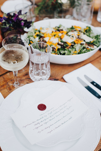 Rustic tablescape