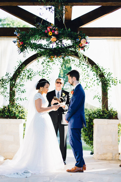 Garden inspired Texas wedding