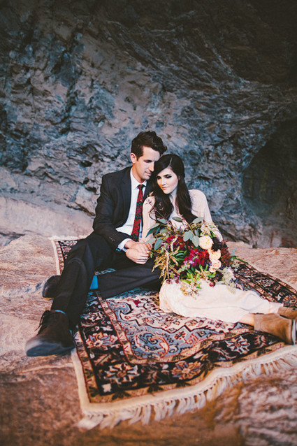 Bohemian Arizona desert wedding inspiration