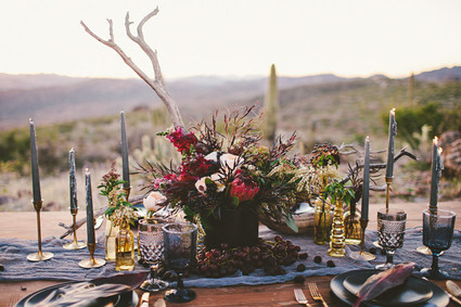 Bohemian Arizona desert wedding inspiration Inspiration