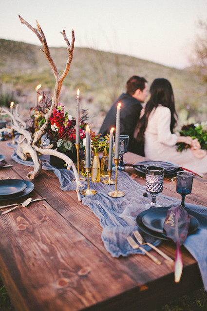 Bohemian Arizona desert wedding inspiration Inspiration