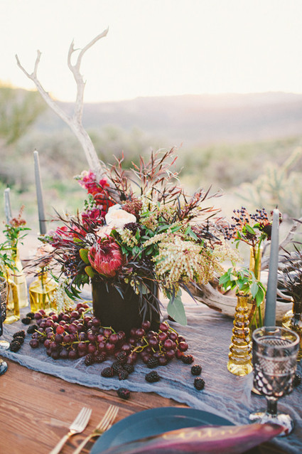 Bohemian Arizona desert wedding inspiration