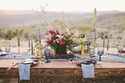 Bohemian Arizona desert wedding inspiration