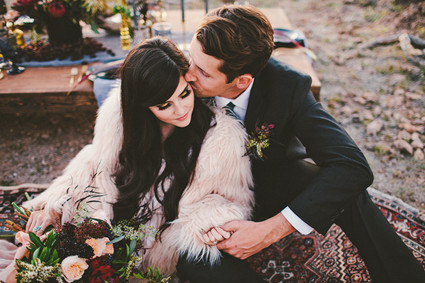 Bohemian Arizona desert wedding inspiration