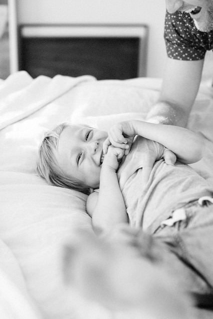 Family photos at home in Los Angeles