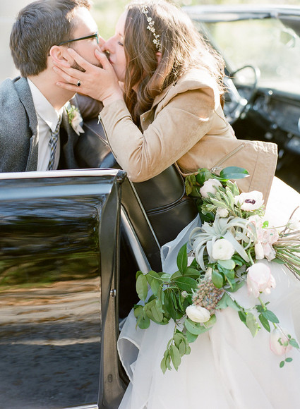 Getaway wedding car