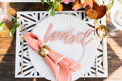 Peach Mother's Day brunch