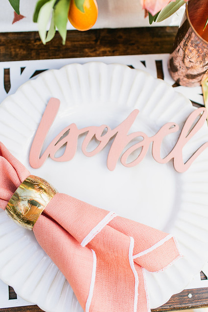 Peach Mother's Day brunch