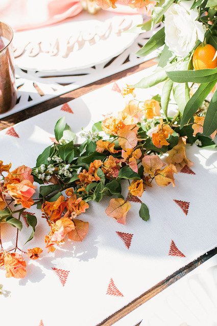 Peach Mother's Day brunch