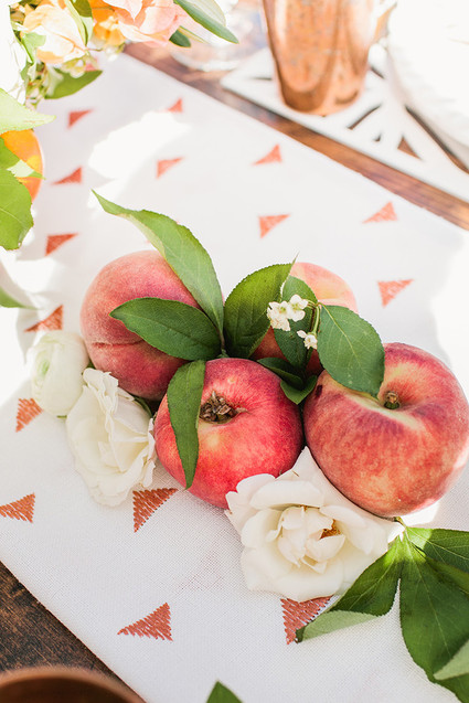 Peach Mother's Day brunch