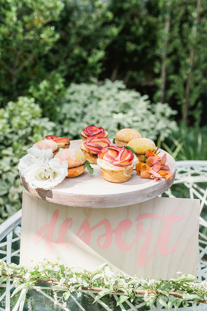 Peach Mother's Day brunch desserts