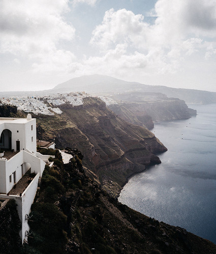 Santorini elopement