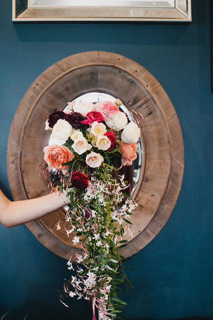 Colorful bridal bouquet