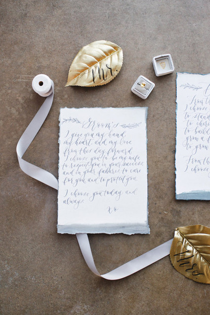 Gray and gold wedding ideas