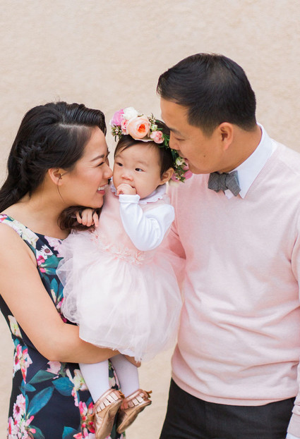 Floral Korean Dol first birthday Inspiration
