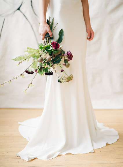 Organic bridal bouquet