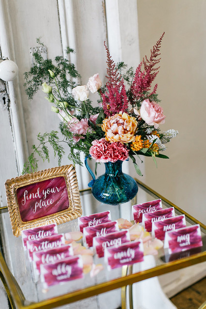 Modern bohemian wedding inspiration