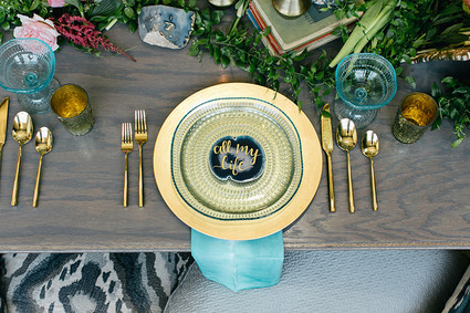 Modern bohemian wedding inspiration Inspiration