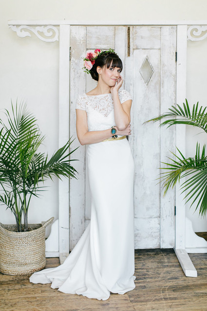 Bohemian wedding dress