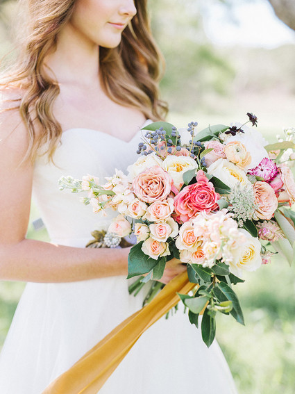 Spring bridal bouquet