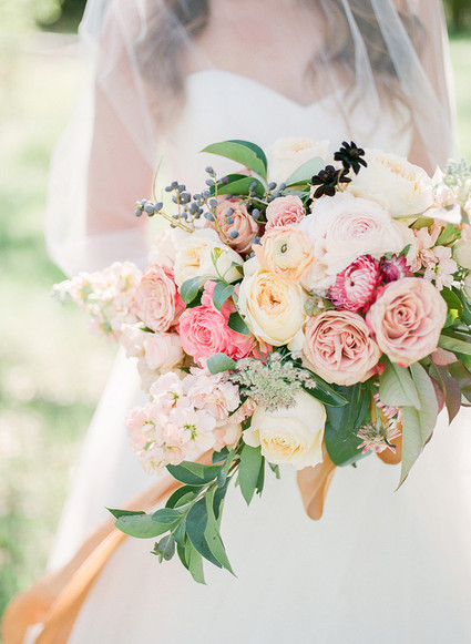 Spring bridal bouquet