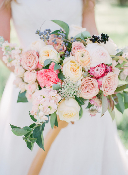 Spring bridal bouquet