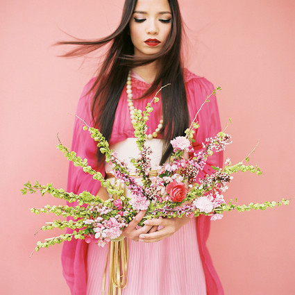 Modern Asian inspired spring wedding ideas