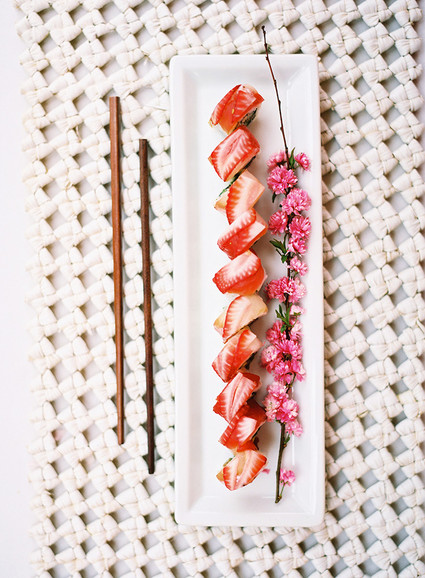 Modern Asian inspired spring wedding ideas