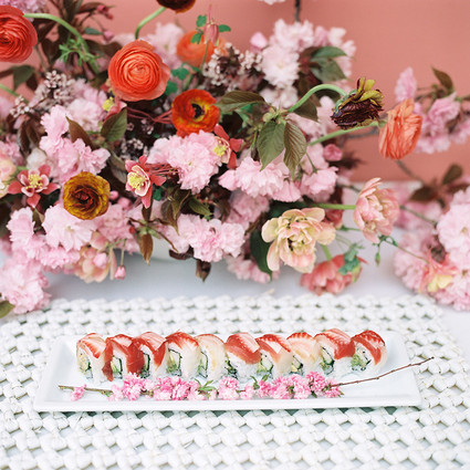 Modern Asian inspired spring wedding ideas