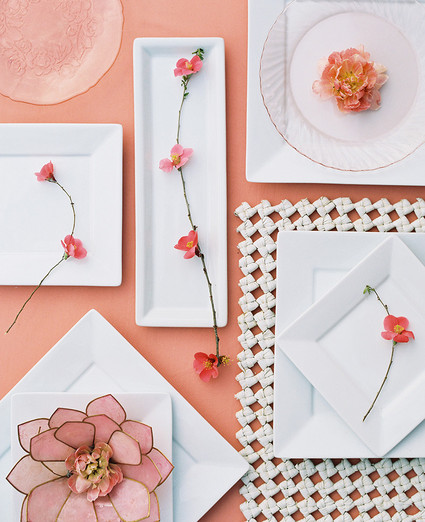 Modern Asian inspired spring wedding ideas